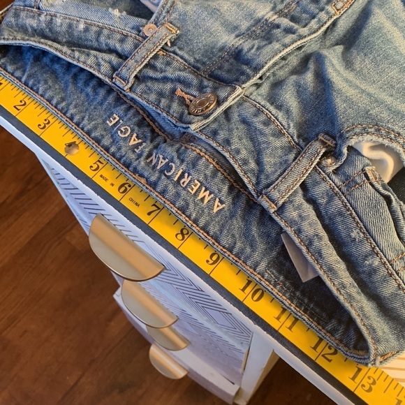 American Eagle TOMGIRL JEANS Size 00 #size #516 - Picture 5 of 12